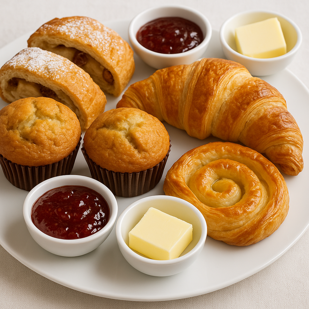 Continental Breakfast with Freshly Baked Goods