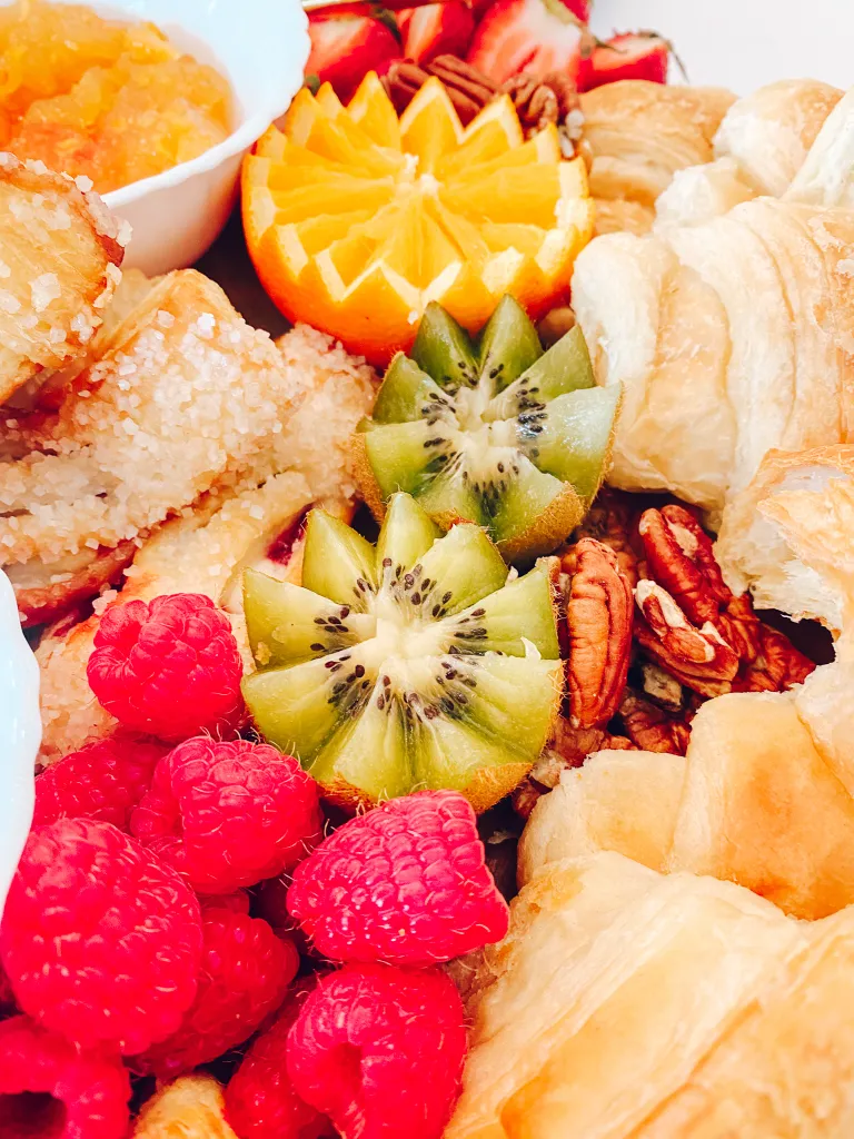 Continental Breakfast with Freshly Baked Goods & Fresh Assortment of Fruits