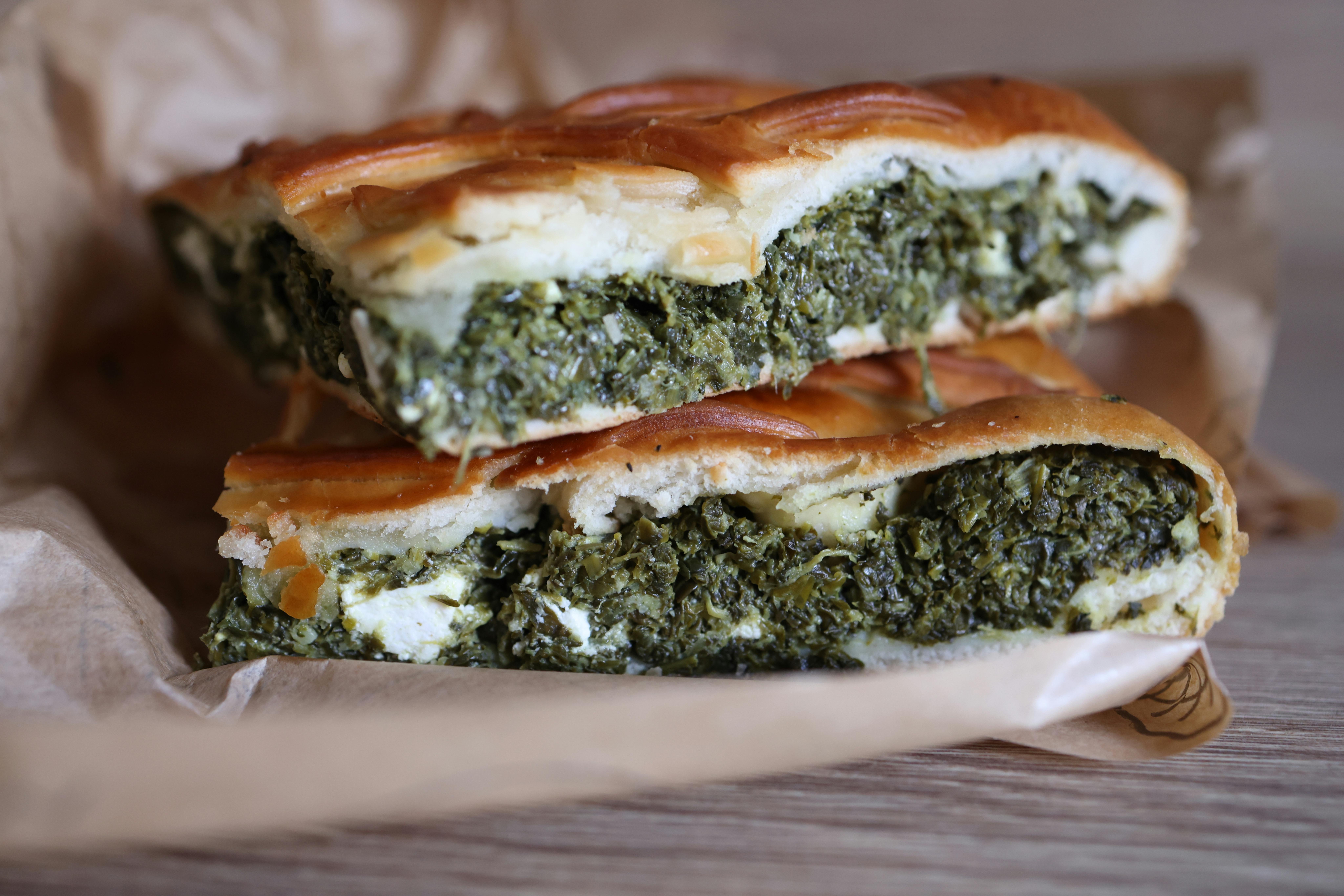 Vegetarian Spanakopita (Spinach, Cheese and Filo) 